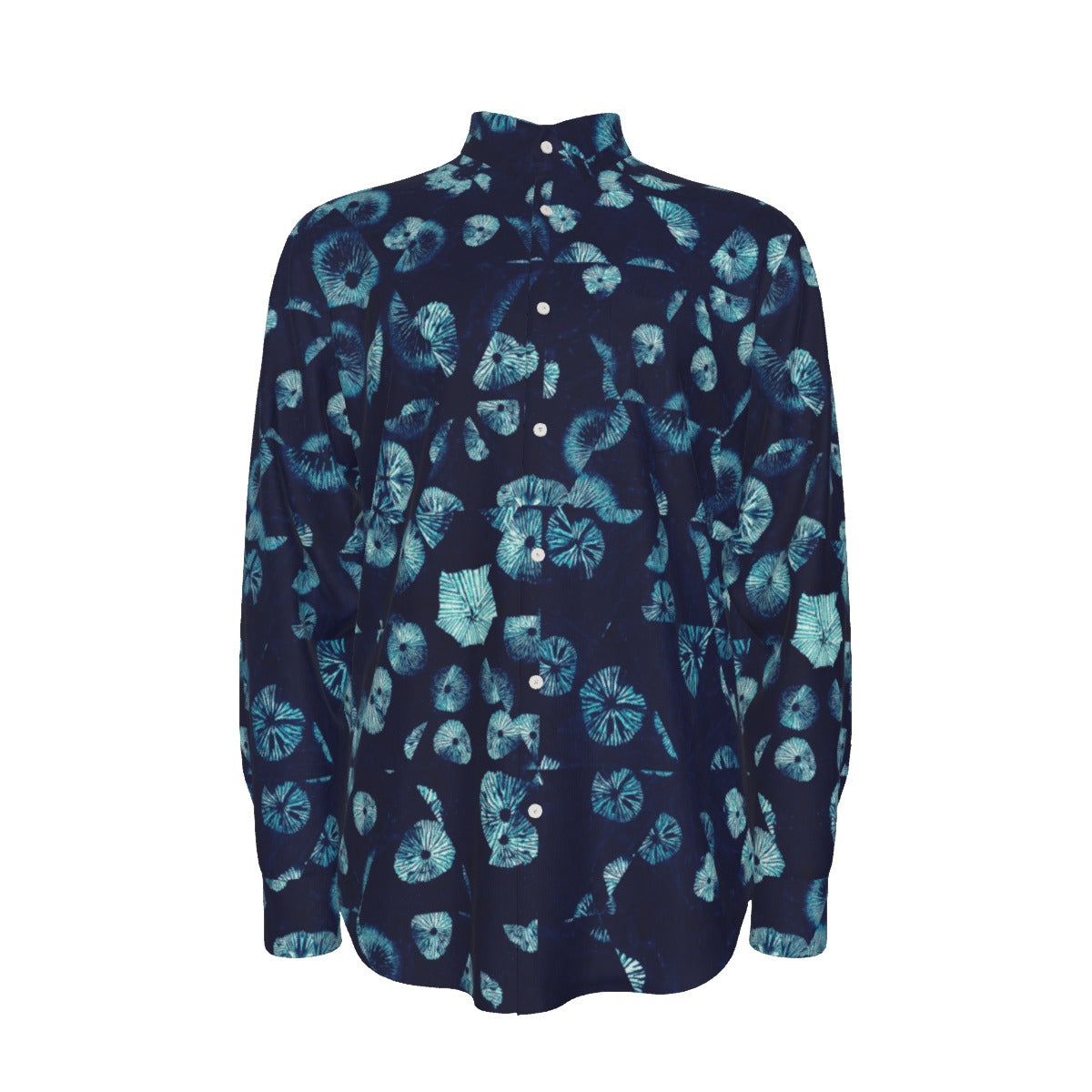 KaleidoSpore – Psychedelic Magic Mushroom | Shirt Men's Long Sleeve Shirt | Cotton poplin