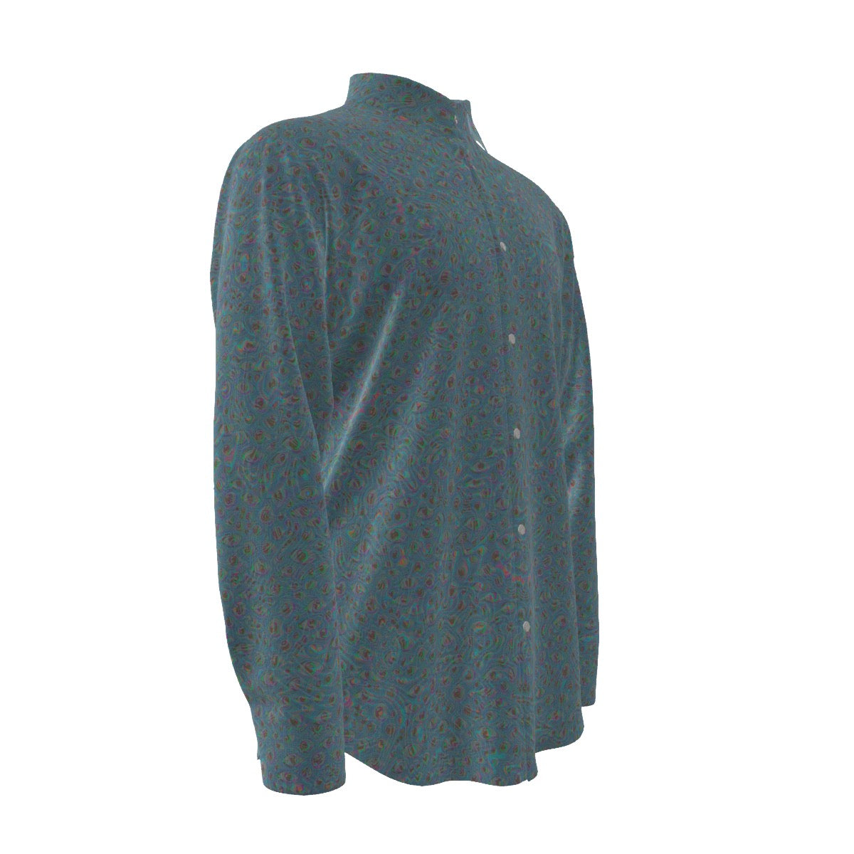 Inner Eyes – Subtle Visionary Men's Long Sleeve Shirt | Cotton poplin