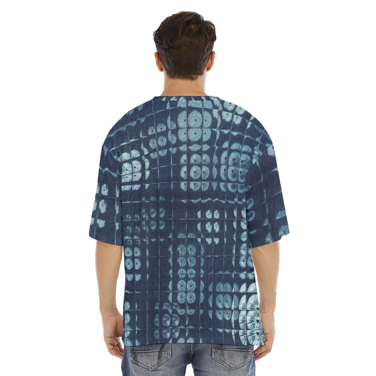 Spore Shibori — oversized tričko