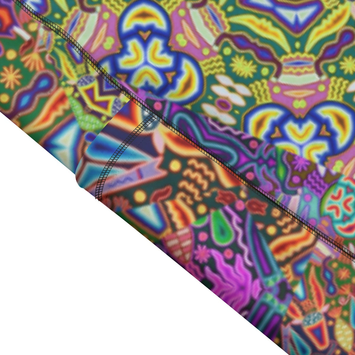 Huichol Visions Women's Yoga Leggings With Side Pockets