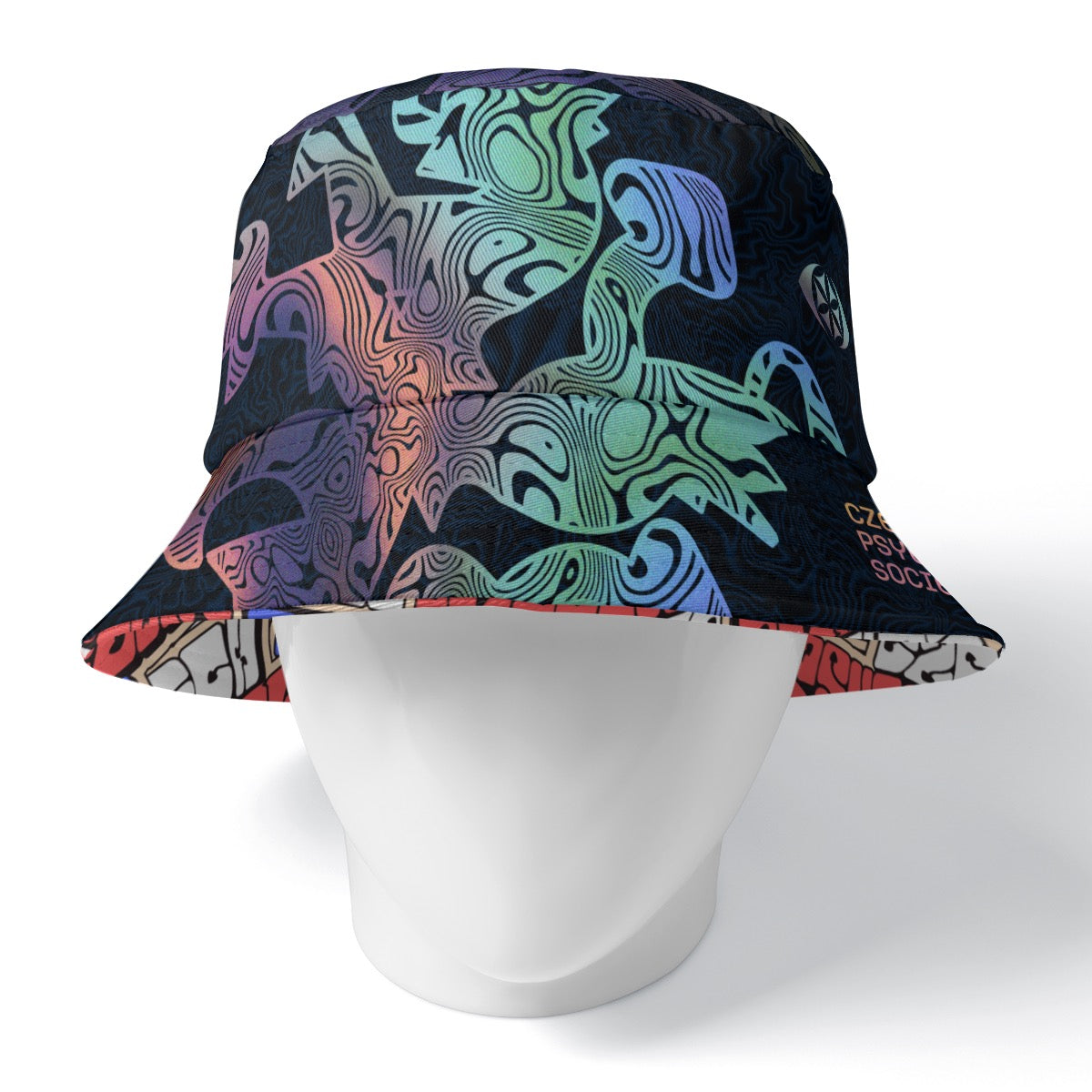 Two-Sided Psychedelia – Double-Side Printing Bucket Hat