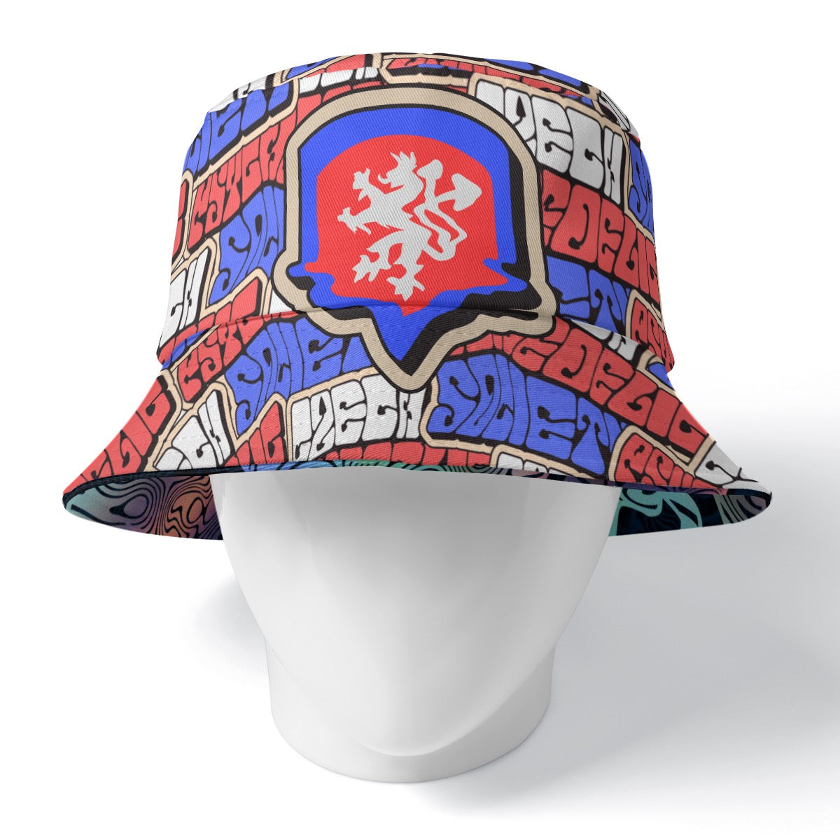 Two-Sided Psychedelia – Double-Side Printing Bucket Hat