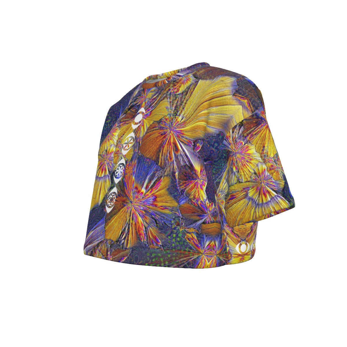 Crystallized Perception – Cropped Women's Tee