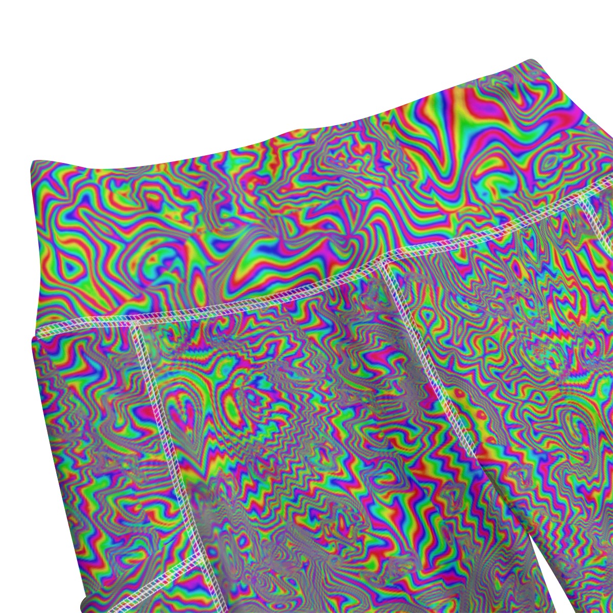 KaleidoFlow Functional Women's Yoga Leggings With Side Pockets