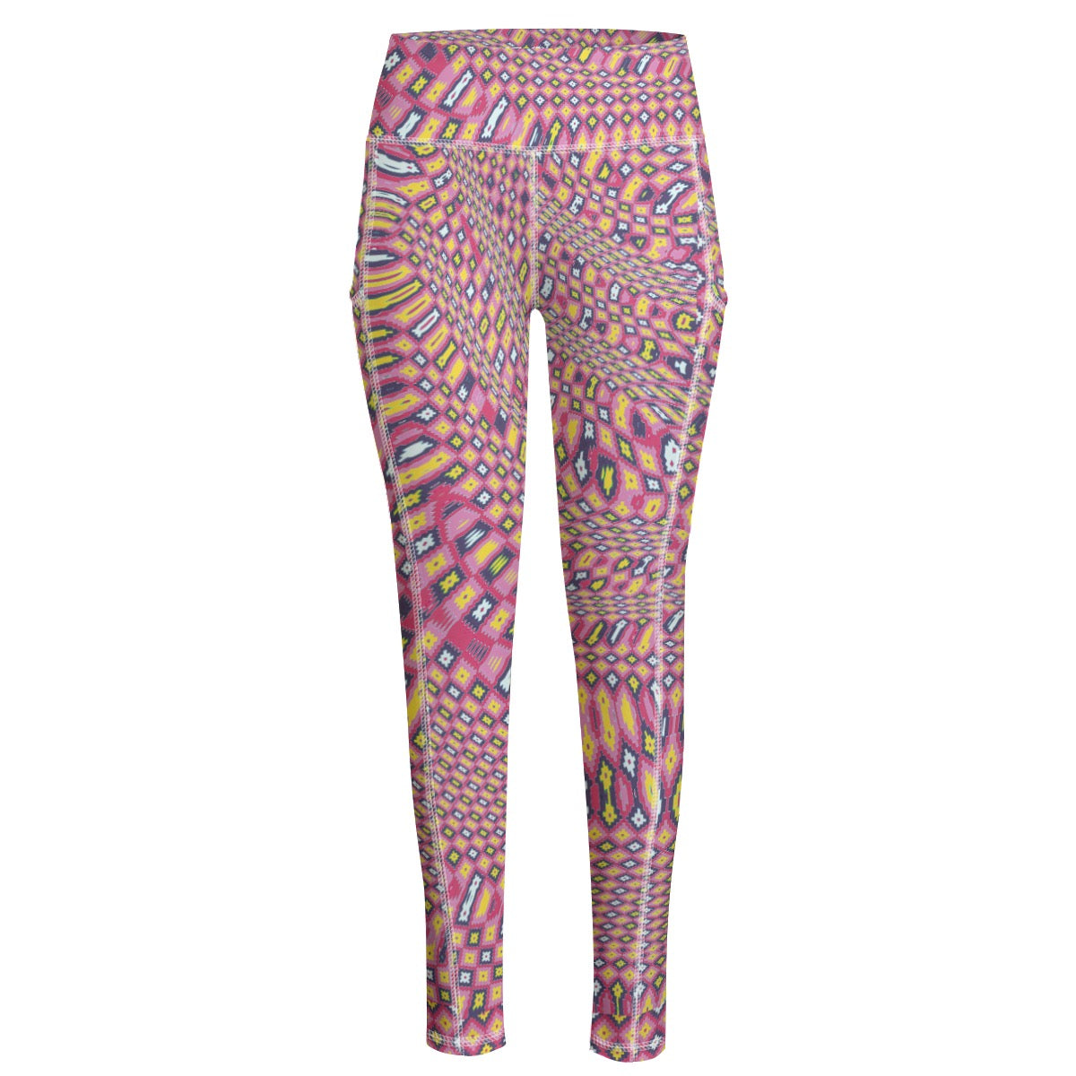 Prism Portal Functional Women's Yoga Leggings With Side Pockets|210GSM