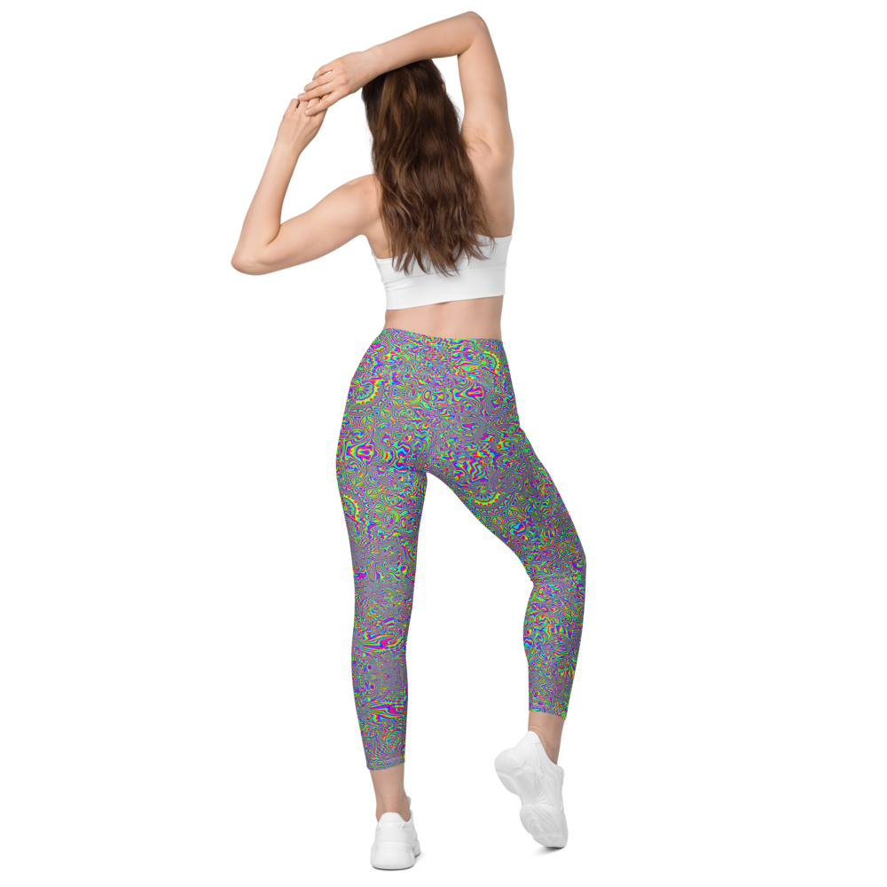 KaleidoFlow Functional Women's Yoga Leggings With Side Pockets