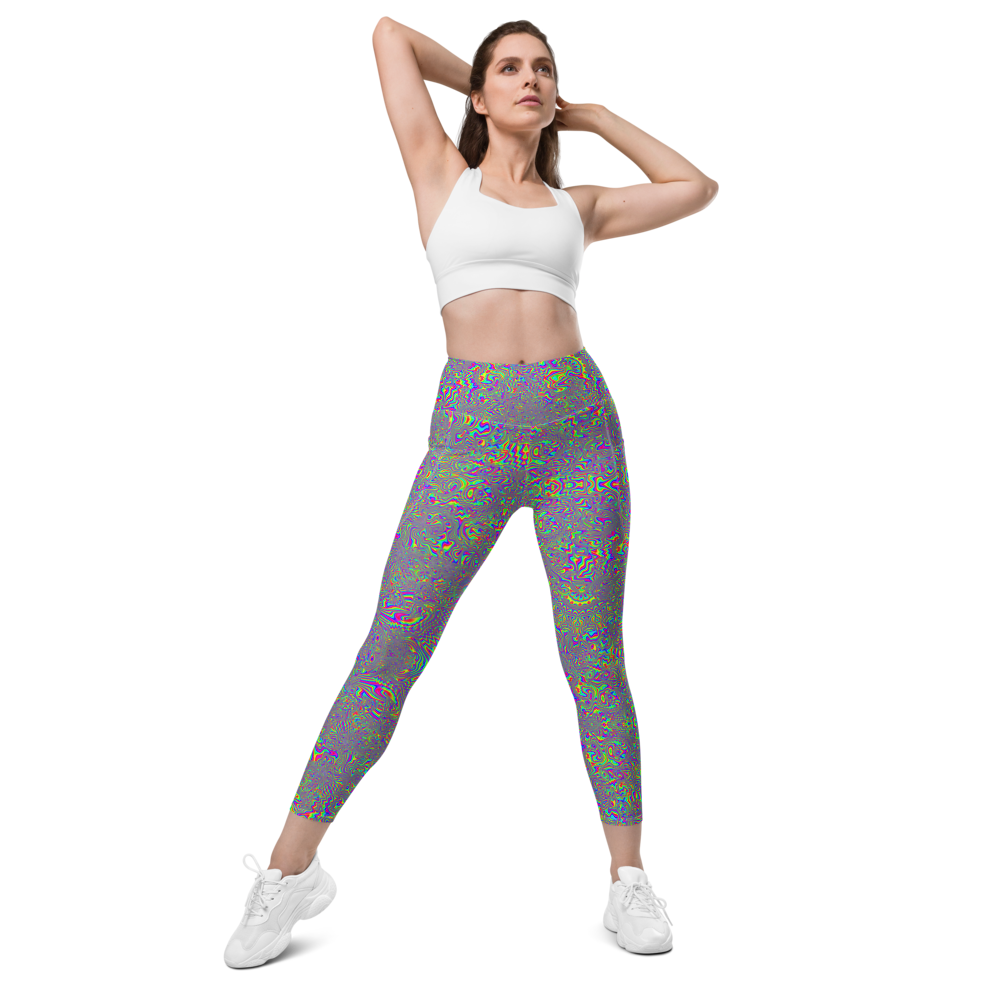 KaleidoFlow Functional Women's Yoga Leggings With Side Pockets