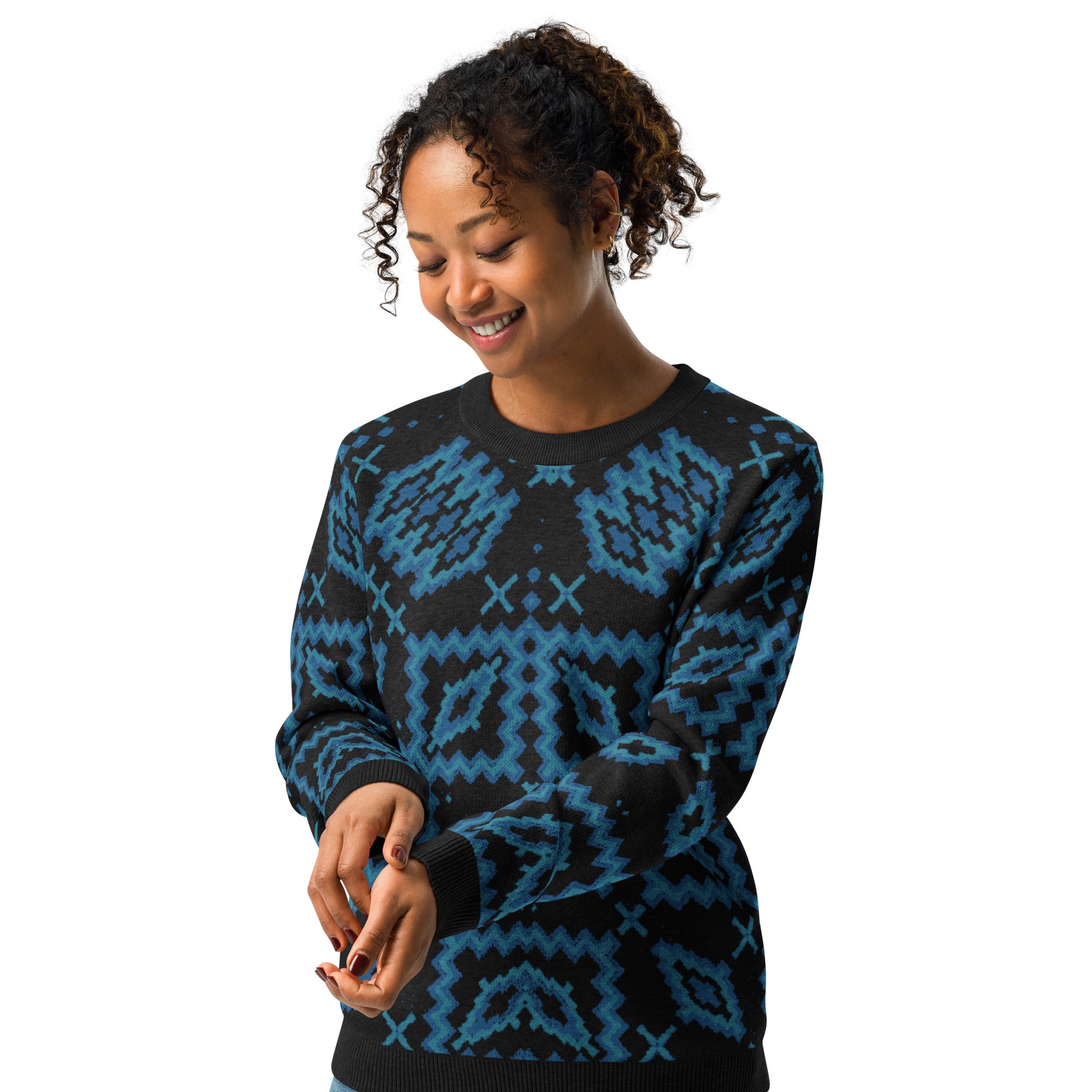 Southwest Vision – Knitted Crew Neck Sweater