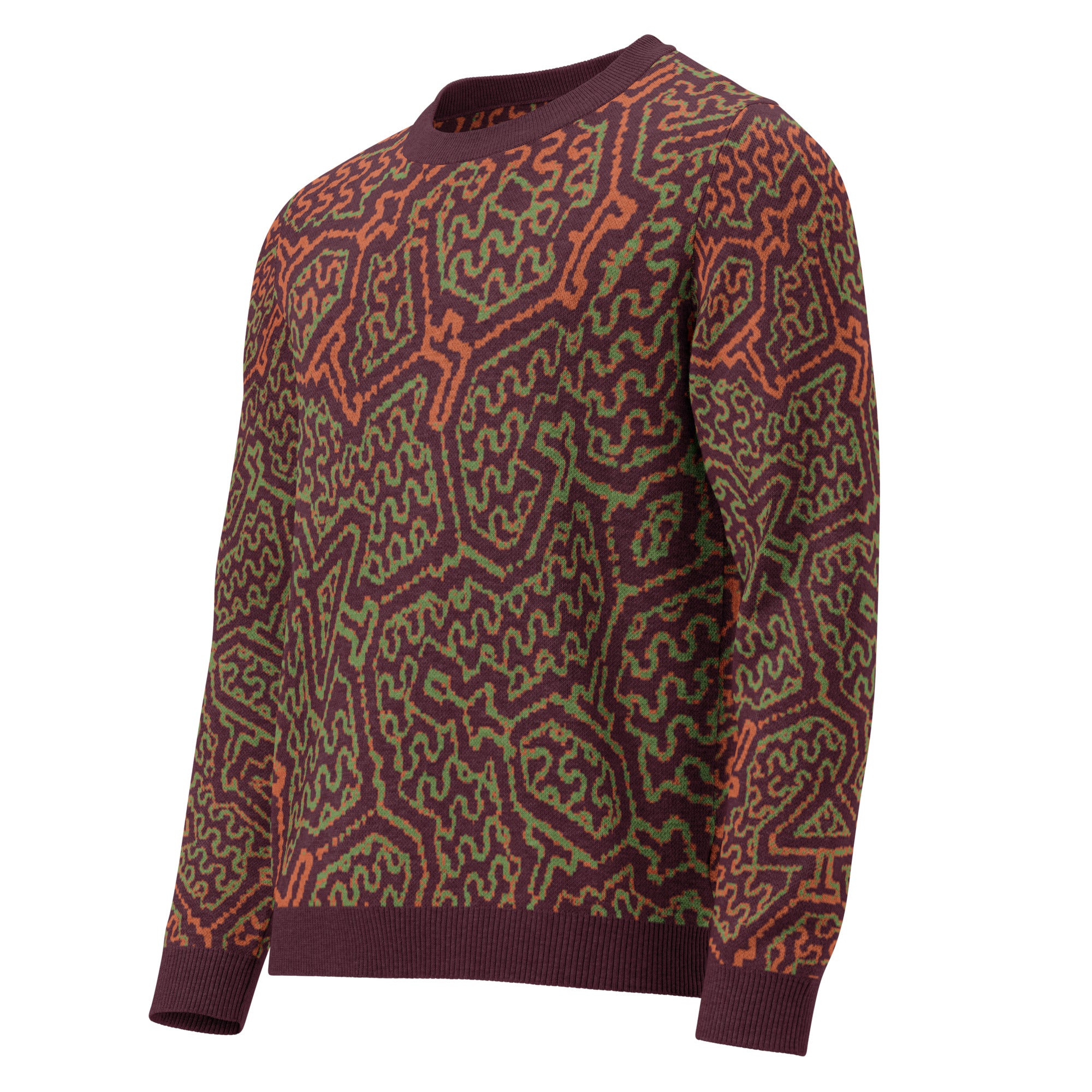 Mystic Flow – Knitted Crew Neck Sweater