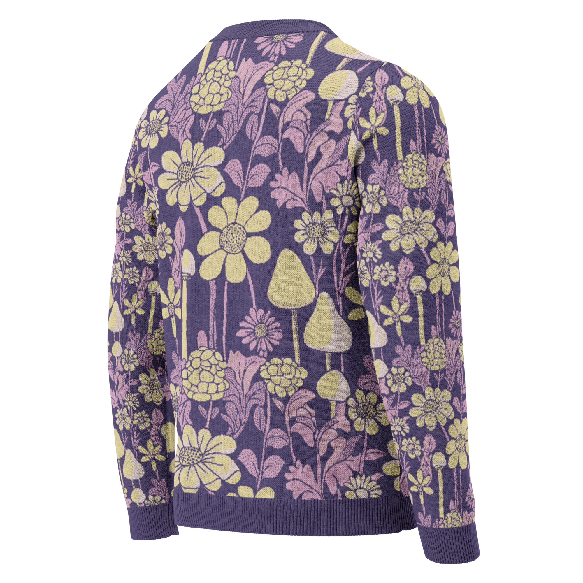 Groovy Garden – Jacquard-Knit Sweater