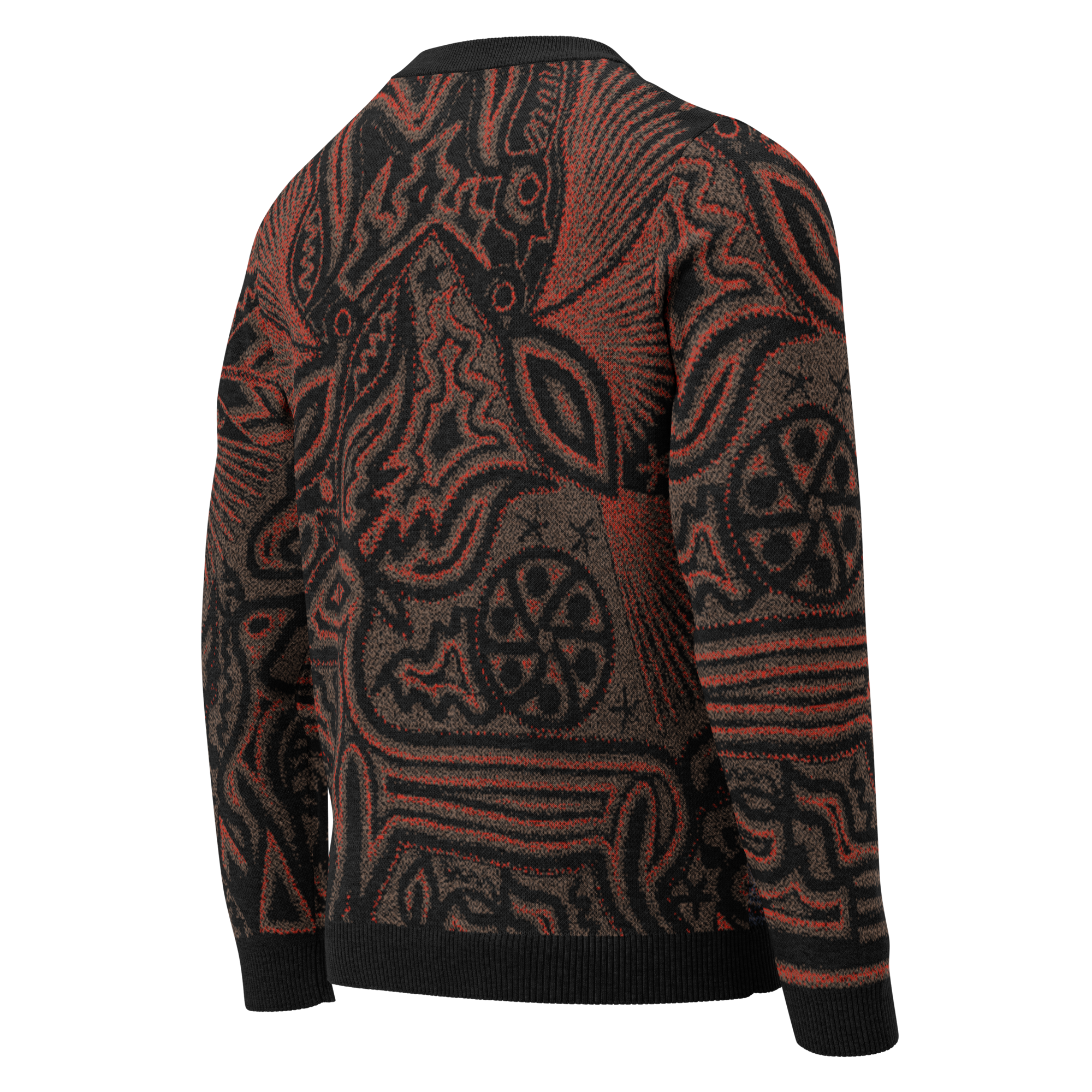 Spirit Threads – Jacquard-Knit Sweater