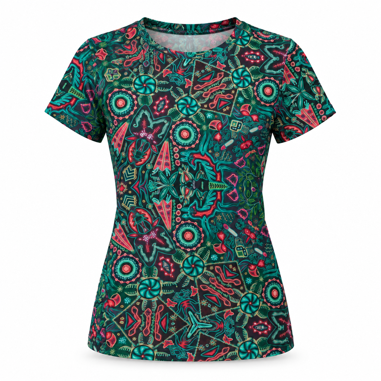 yarn vision women s t shirt — standalone product, front view